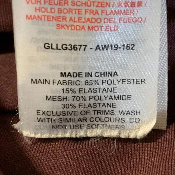 Gymshark Women's‎ Terra High Sheen Embossed GLLG3677 Athletic Pants Size M - Picture 8 of 12